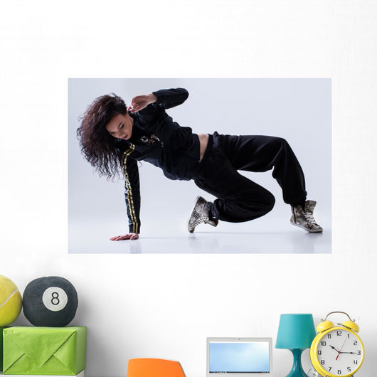 Hip-hop dancer Wall Mural