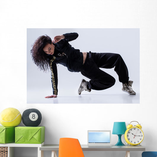 Hip-hop dancer Wall Mural