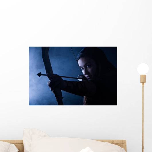 Archery Woman Wall Decal