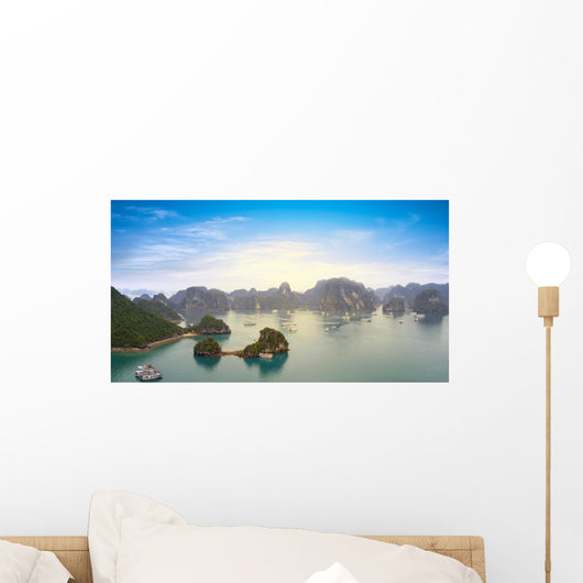 Halong bay Vietnam panoramic view Wall Mural