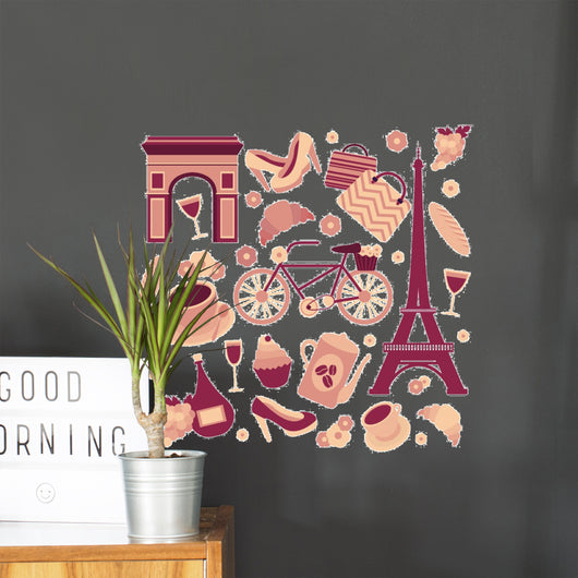 Paris symbols collection