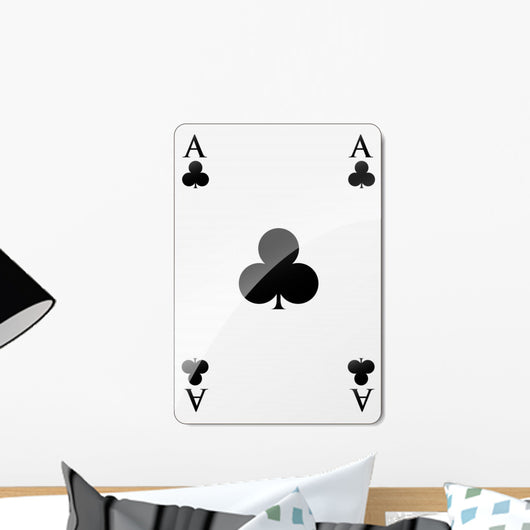 Ace of Clubs Wall Decal