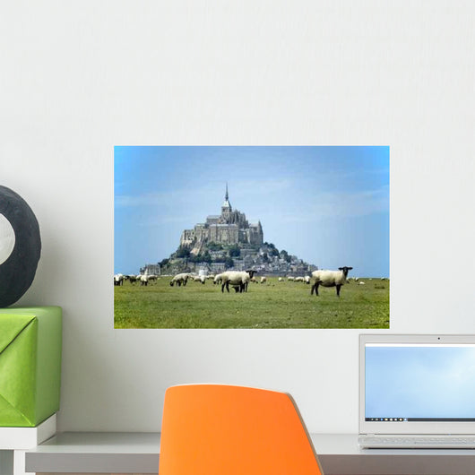 Mont Saint Michel with Wall Decal