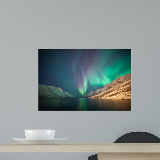 Northern lights, Ersfjordbotn, Tromso, Norway