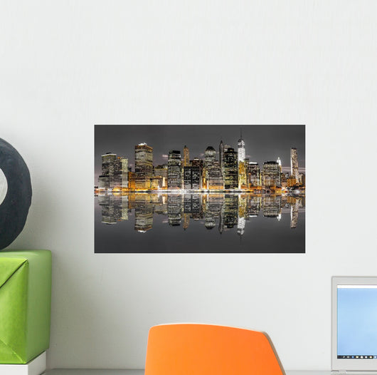 New York City Night Wall Decal