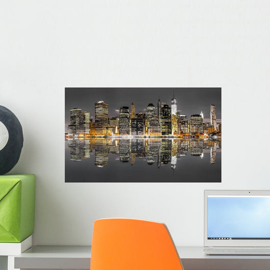 New York City Night Wall Decal