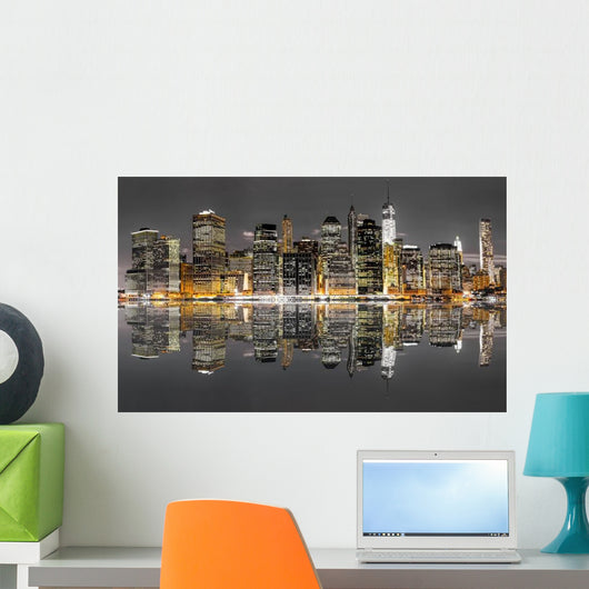 New York City Night Wall Decal