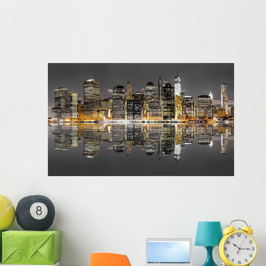 New York City Night Wall Decal