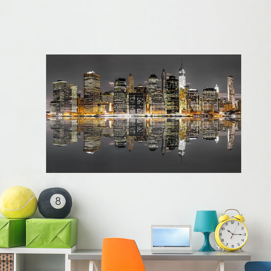 New York City Night Wall Decal