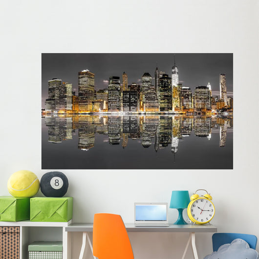 New York City Night Wall Decal
