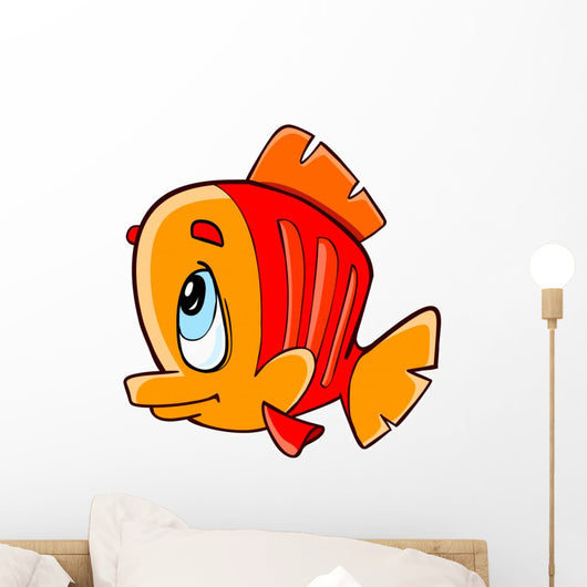 fish cartoon Wall Decal