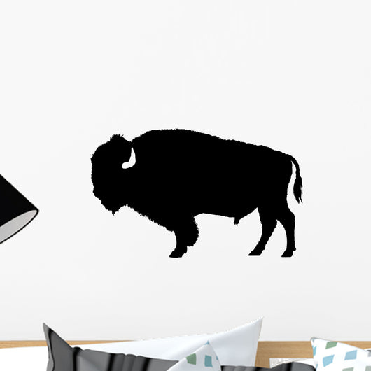 American bison silhouette Wall Decal