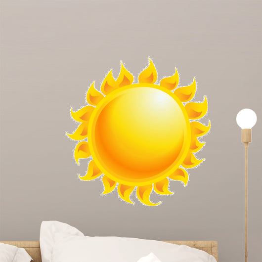 Yellow Vector Sun Shining