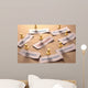 Teamwork flowchart. Clipping path included. Wall Mural