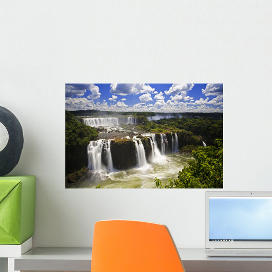 Iguassu Falls is the largest series of waterfalls on the planet, Wall Mural