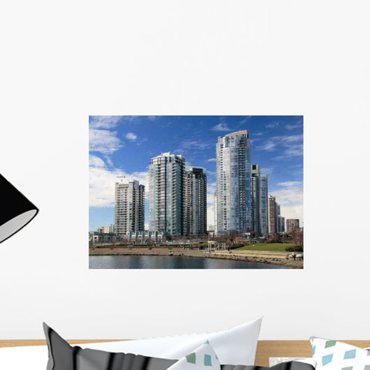 Apartment Buildings Downtown Vancouver Wall Decal