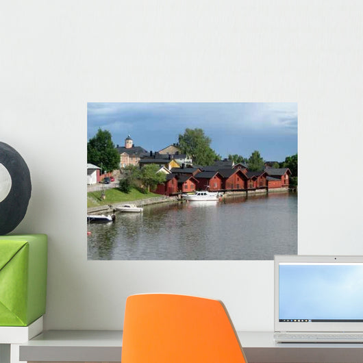 Cabanes Finlande Wall Decal