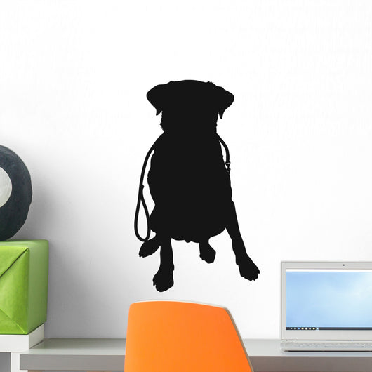 Labrador Retriever Leash Silhouette