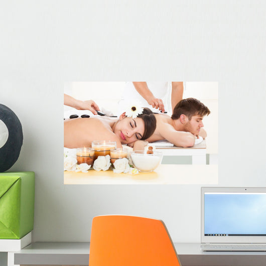 Couple Receiving Lastone Therapy