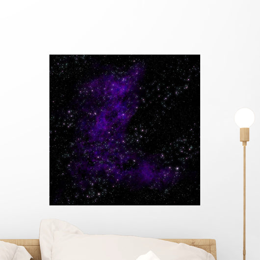 Image of Stars and Nebula Clouds Wall Mural