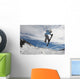 Jumping SKier Wall Mural
