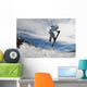 Jumping SKier Wall Mural