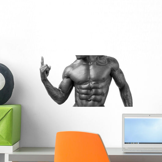 Up Perfect Abs Strong Wall Decal
