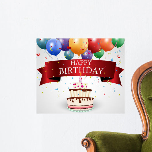Birthday Card with Cake