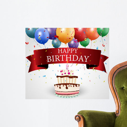 Birthday Card with Cake