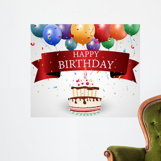 Birthday Card with Cake
