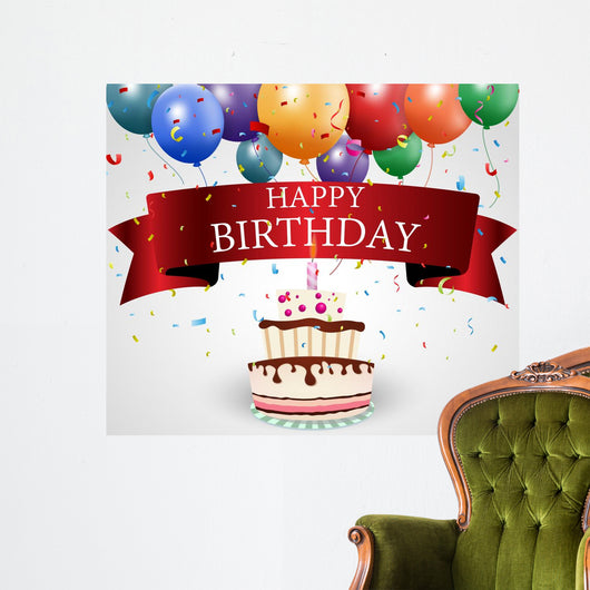 Birthday Card with Cake