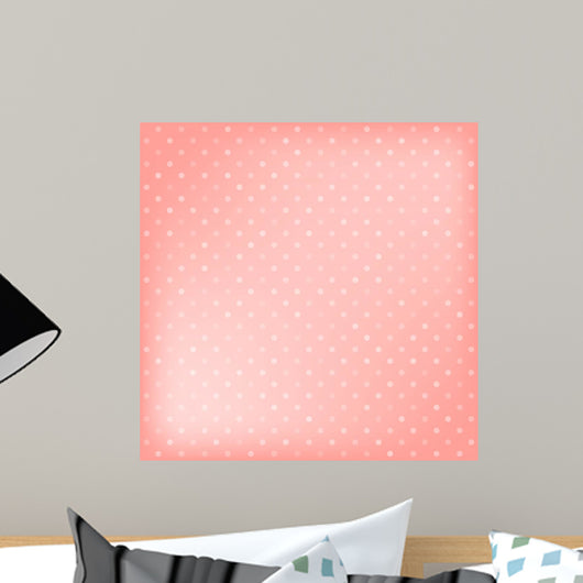 Polka Dot Pink Wall Decal