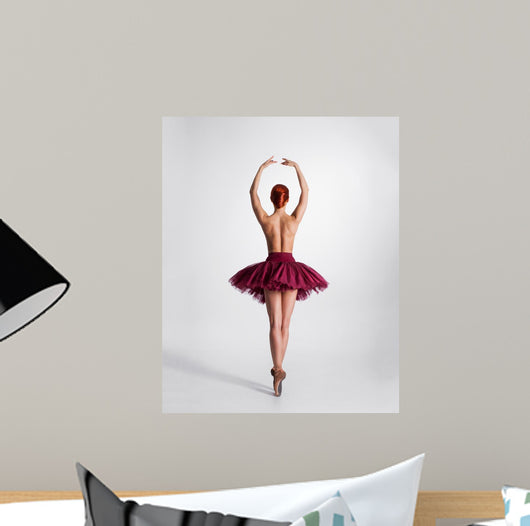 Female Ballet Dancer Wall Mural
