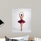 female ballet dancer Wall Mural