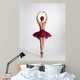 female ballet dancer Wall Mural