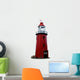 red lighthouse Wall Decal