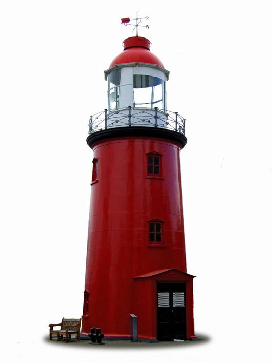 red lighthouse Wall Decal