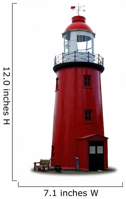red lighthouse Wall Decal