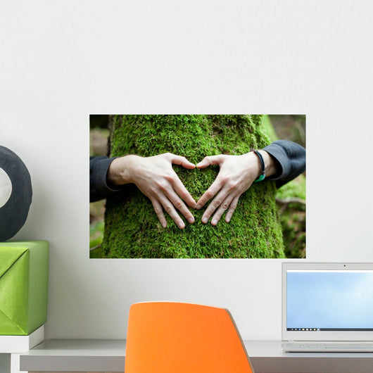 Heart Hand Tree Wall Decal