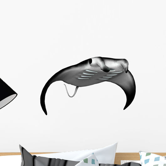 Manta Ray Wall Decal