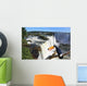 Iguazu Waterfall with a giant toucan bird in foreground Wall Mural