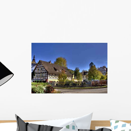 Half-timbered House Black Forest Wall Decal