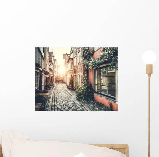 Historic Street Europe Sunset