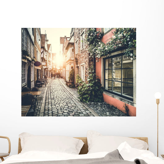 Historic Street Europe Sunset