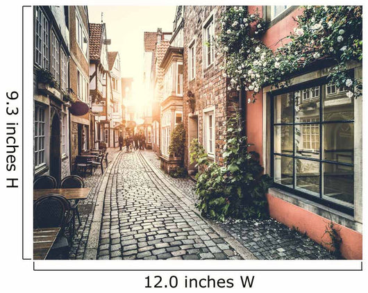 Historic Street Europe Sunset