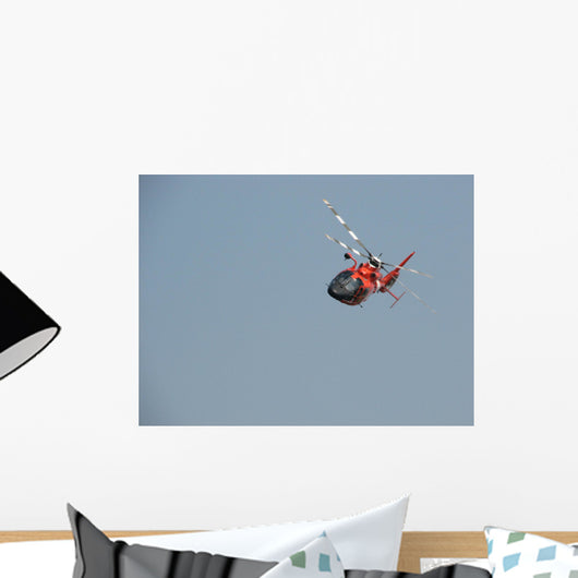 coast guard helicopter Wall Mural