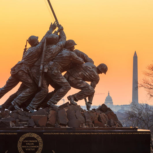 Iwo Jima Memorial Washington Wall Mural