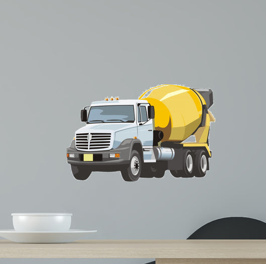 Truck with Concrete Mixer