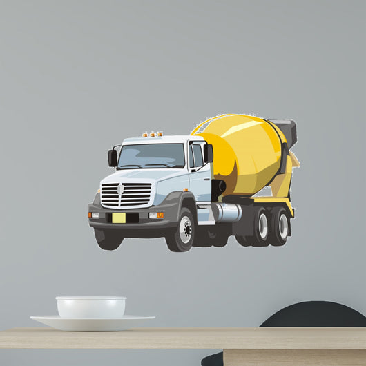 Truck with Concrete Mixer