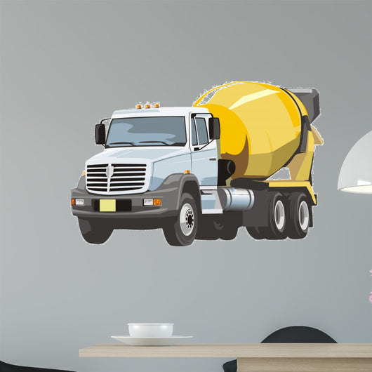 Truck with Concrete Mixer